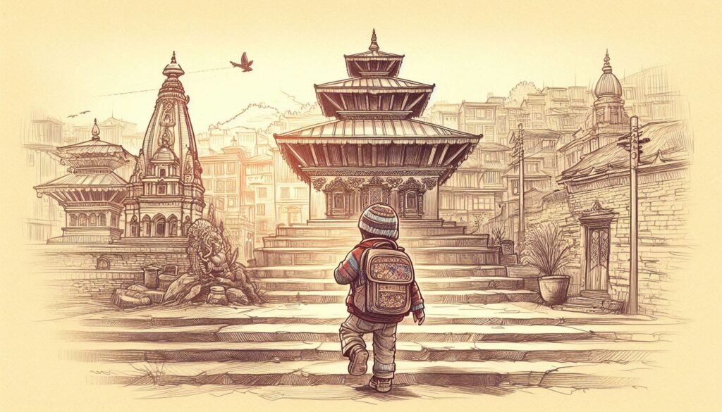 My first steps here at kathmandu